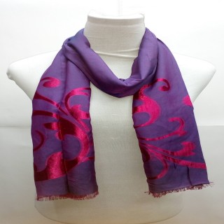 Heavy Brasso Stole- Purple